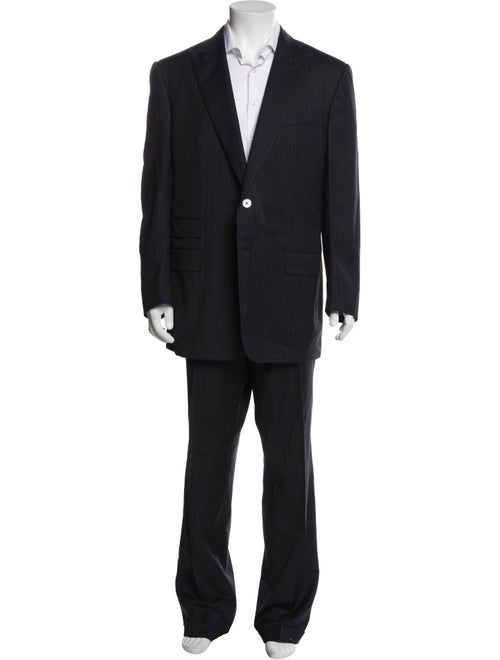Ermenegildo Zegna Couture Wool Striped Two-Piece Suit