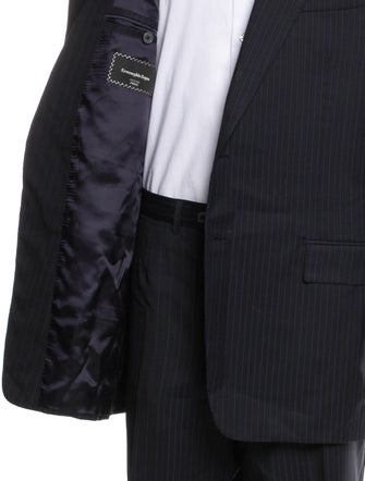 Ermenegildo Zegna Couture Wool Striped Two-Piece Suit