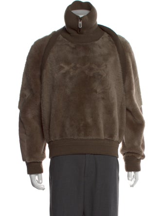 Ermenegildo Zegna Couture 2018 Shearling Logo Pullover