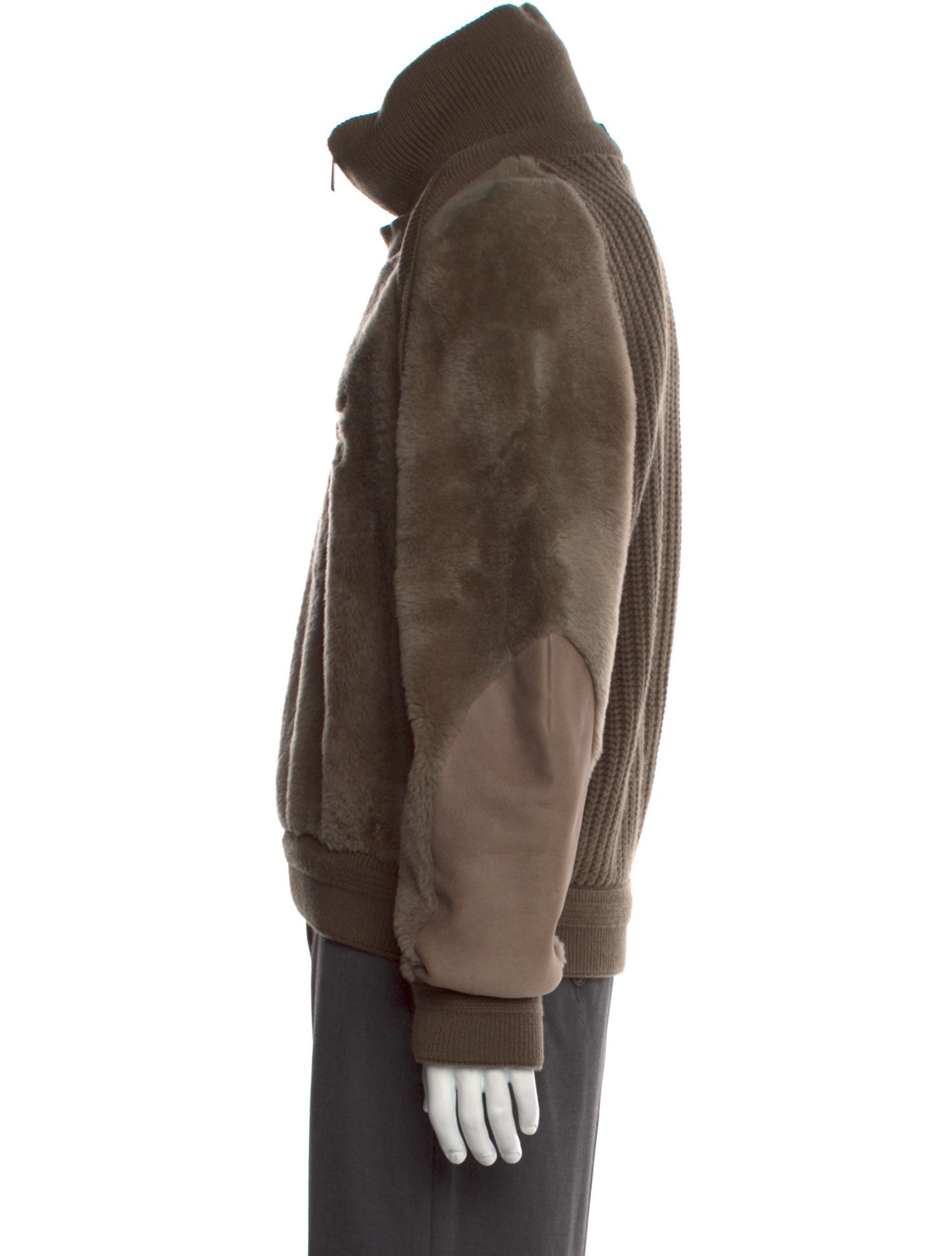 Ermenegildo Zegna Couture 2018 Shearling Logo Pullover