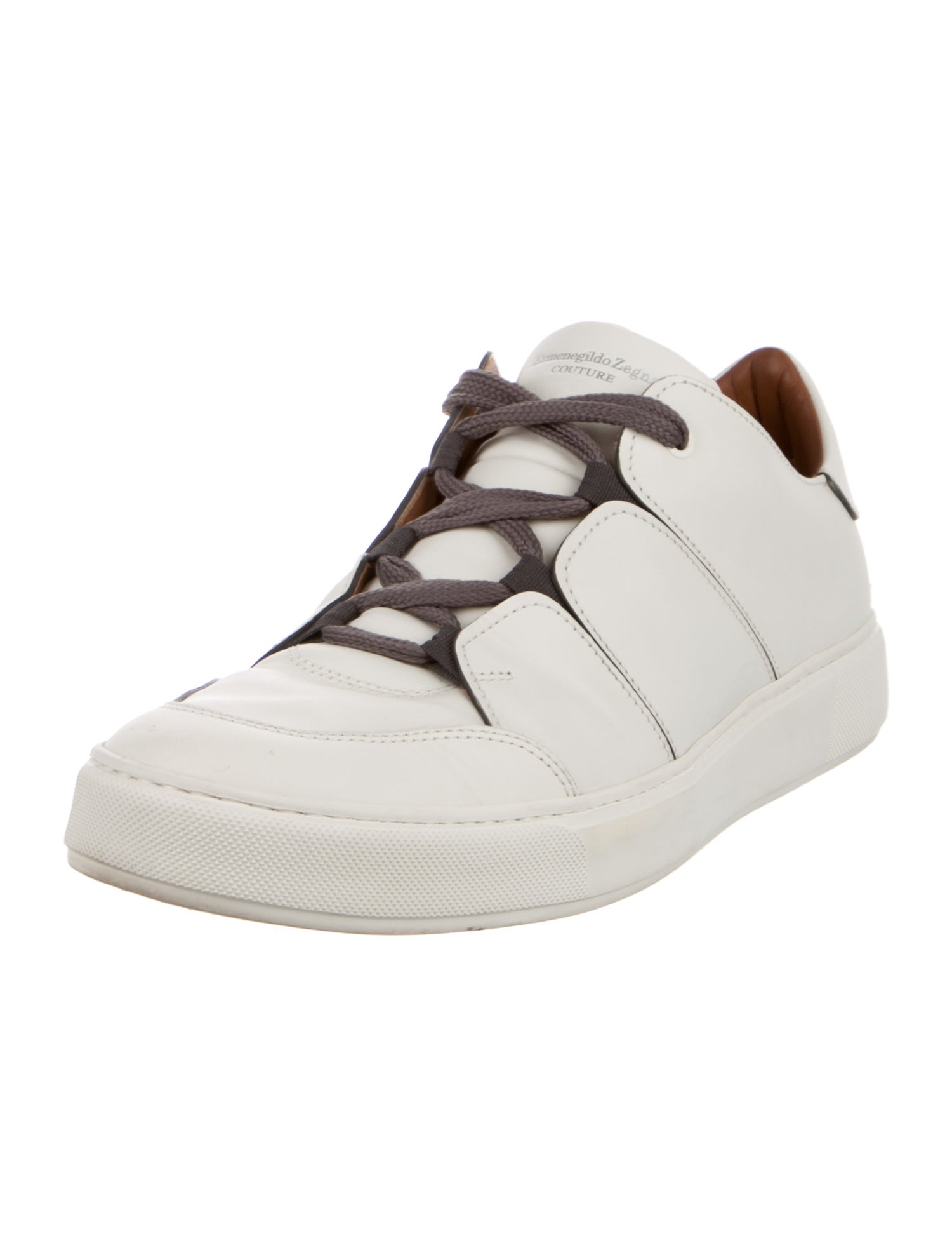 Ermenegildo Zegna Couture Leather Sneakers