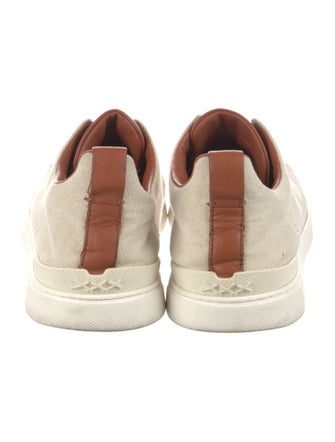 Ermenegildo Zegna Couture Canvas Sneakers