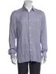 Ermenegildo Zegna Couture Striped Long Sleeve Dress Shirt
