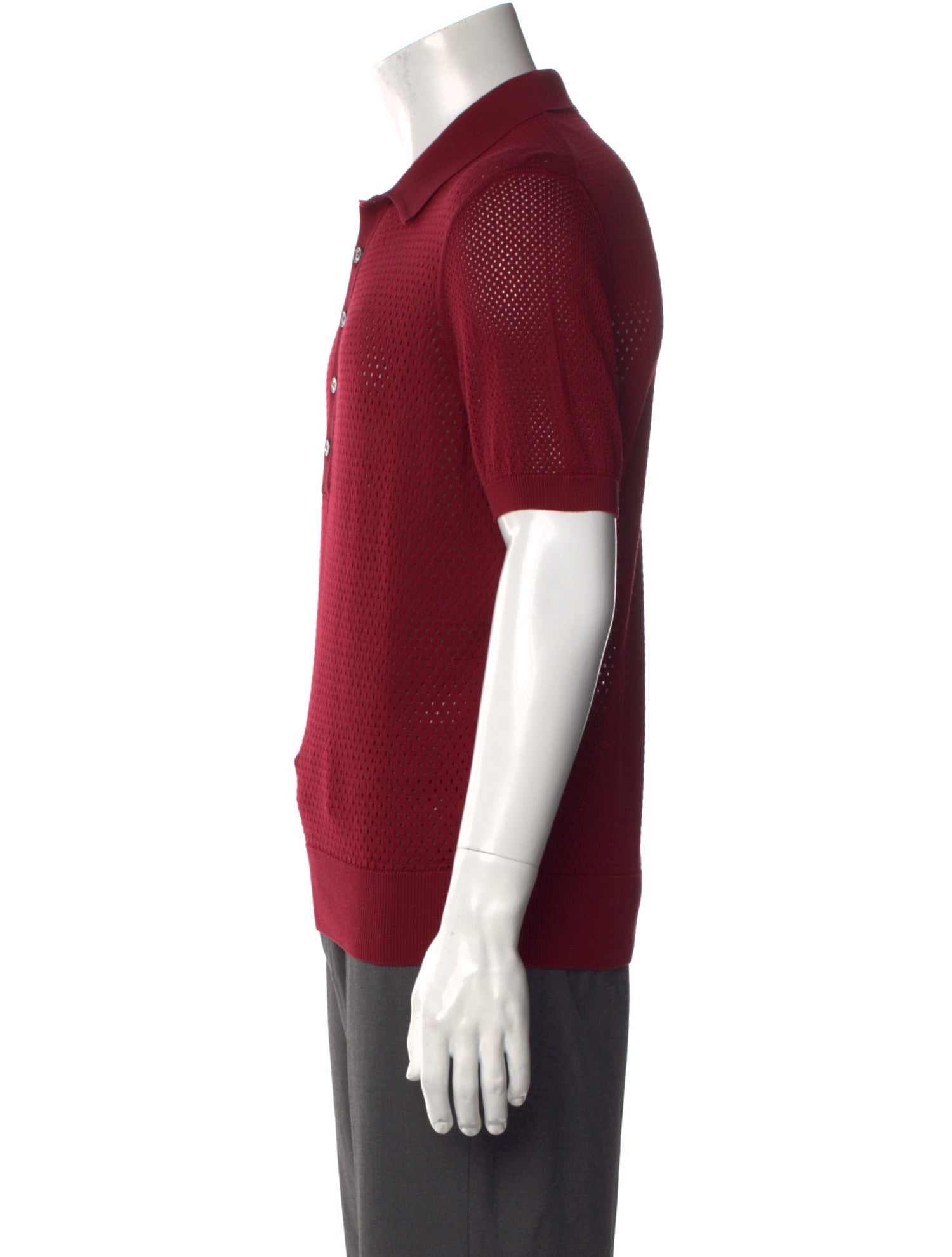 Ermenegildo Zegna Couture V-Neck Short Sleeve Polo Shirt w/ Tags