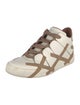 Ermenegildo Zegna Couture Leather Printed Sneakers