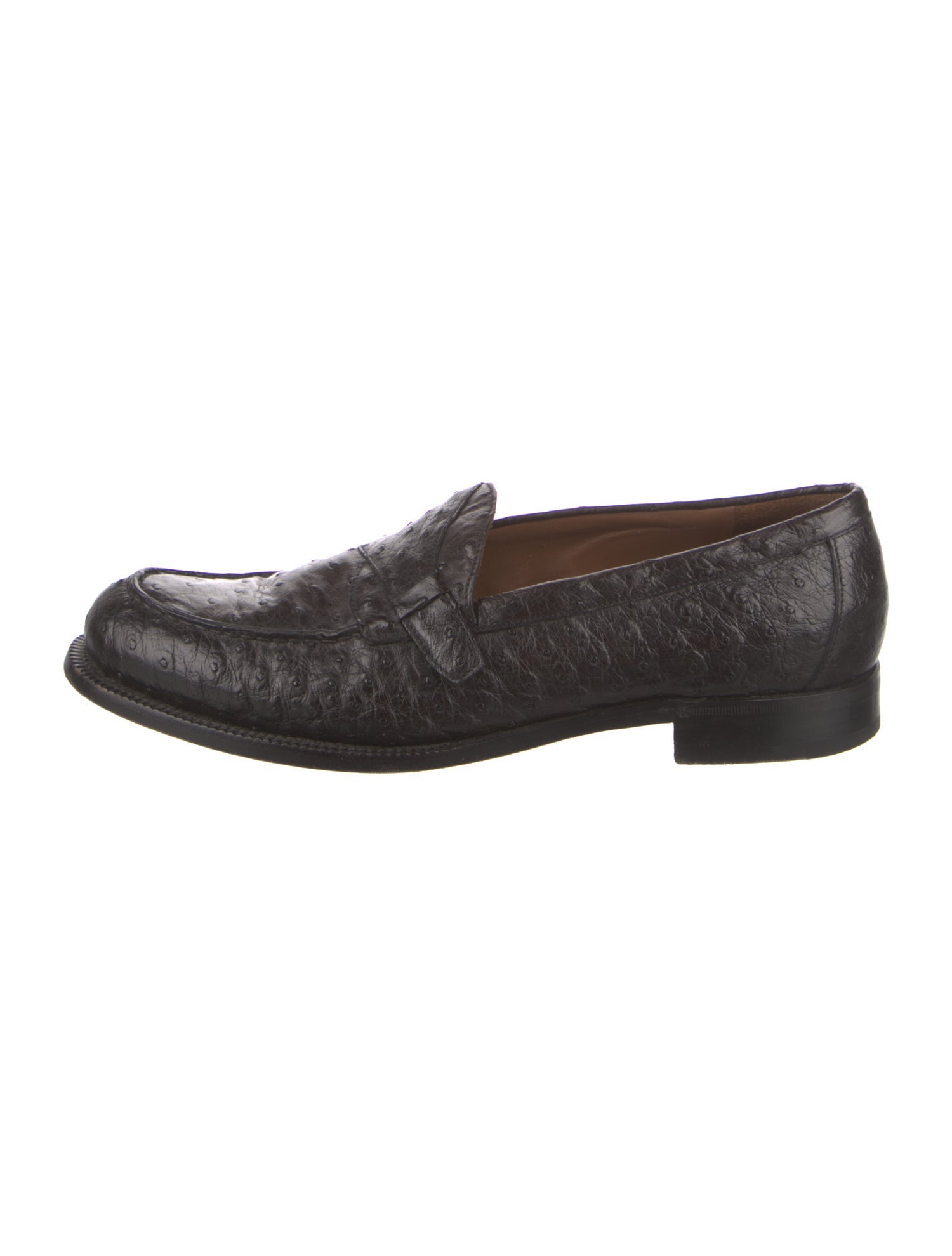 Ermenegildo Zegna Couture Leather Dress Loafers