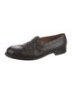 Ermenegildo Zegna Couture Leather Dress Loafers