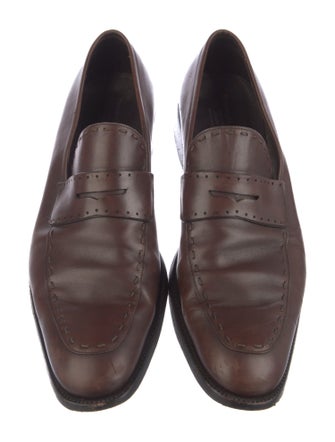 Ermenegildo Zegna Couture Leather Loafers