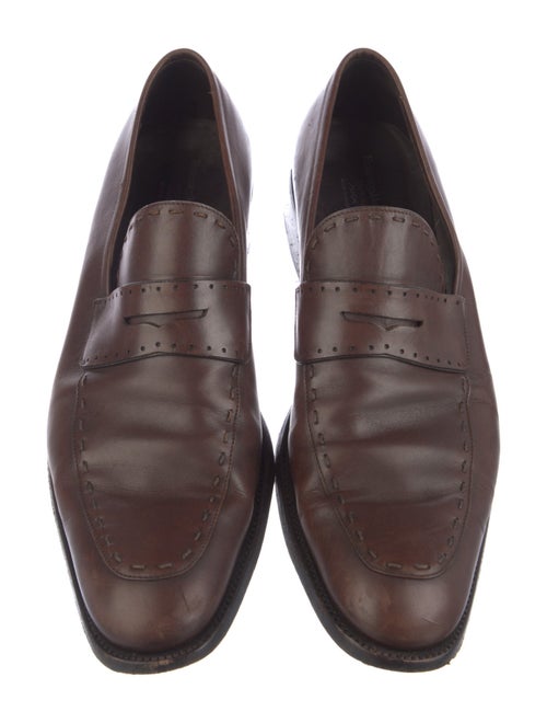 Ermenegildo Zegna Couture Leather Loafers