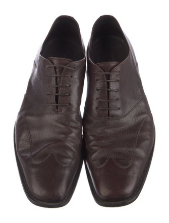 Ermenegildo Zegna Couture Leather Oxfords