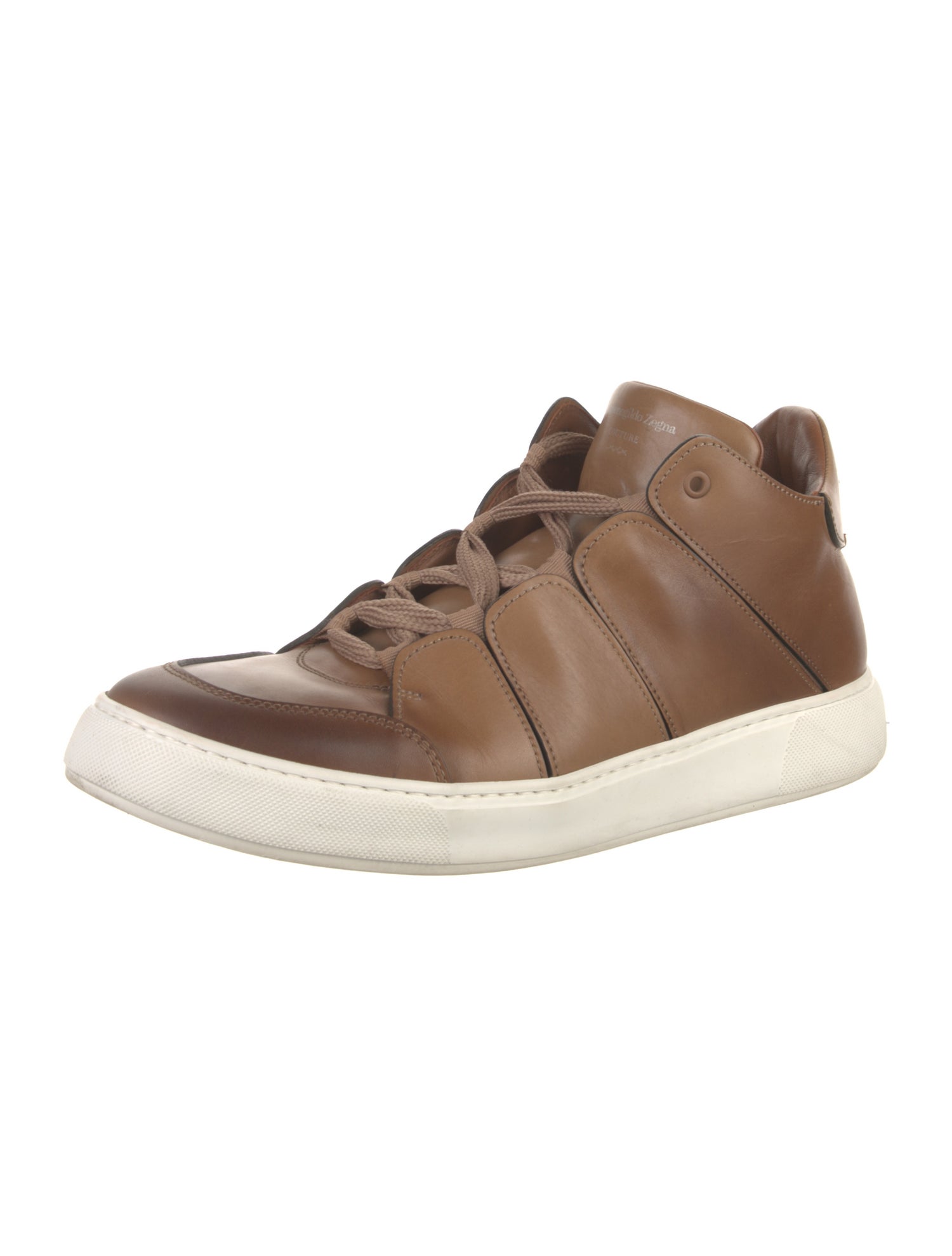 Ermenegildo Zegna Couture Leather Sneakers