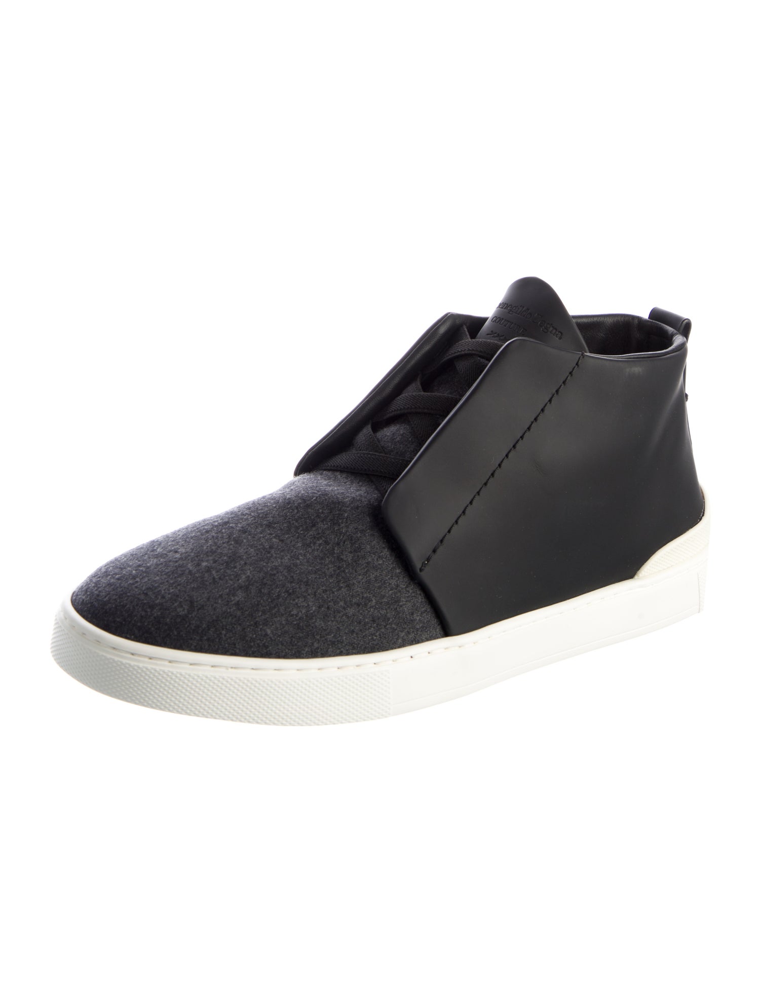 Ermenegildo Zegna Couture Leather Sneakers