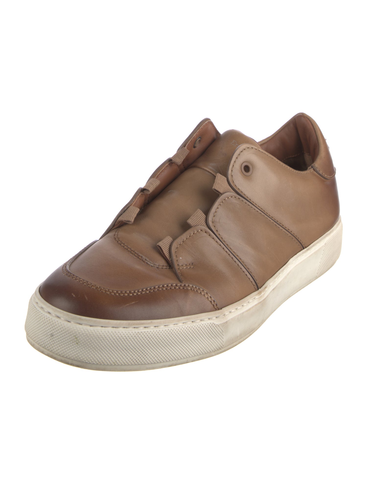 Ermenegildo Zegna Couture Leather Sneakers