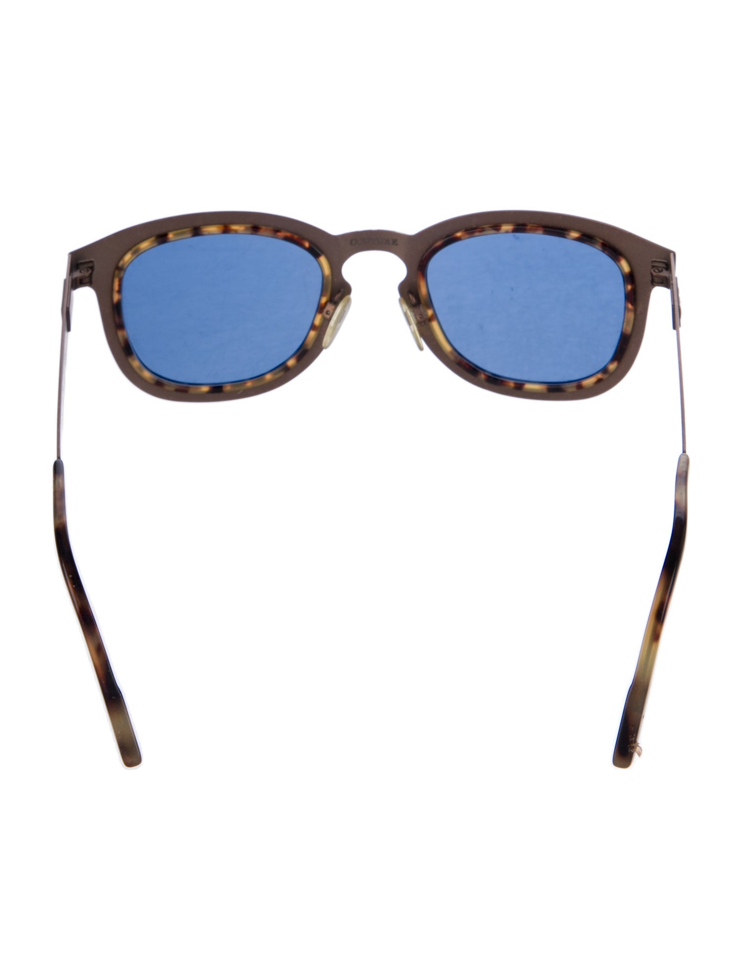 Ermenegildo Zegna Couture Round Mirrored Sunglasses