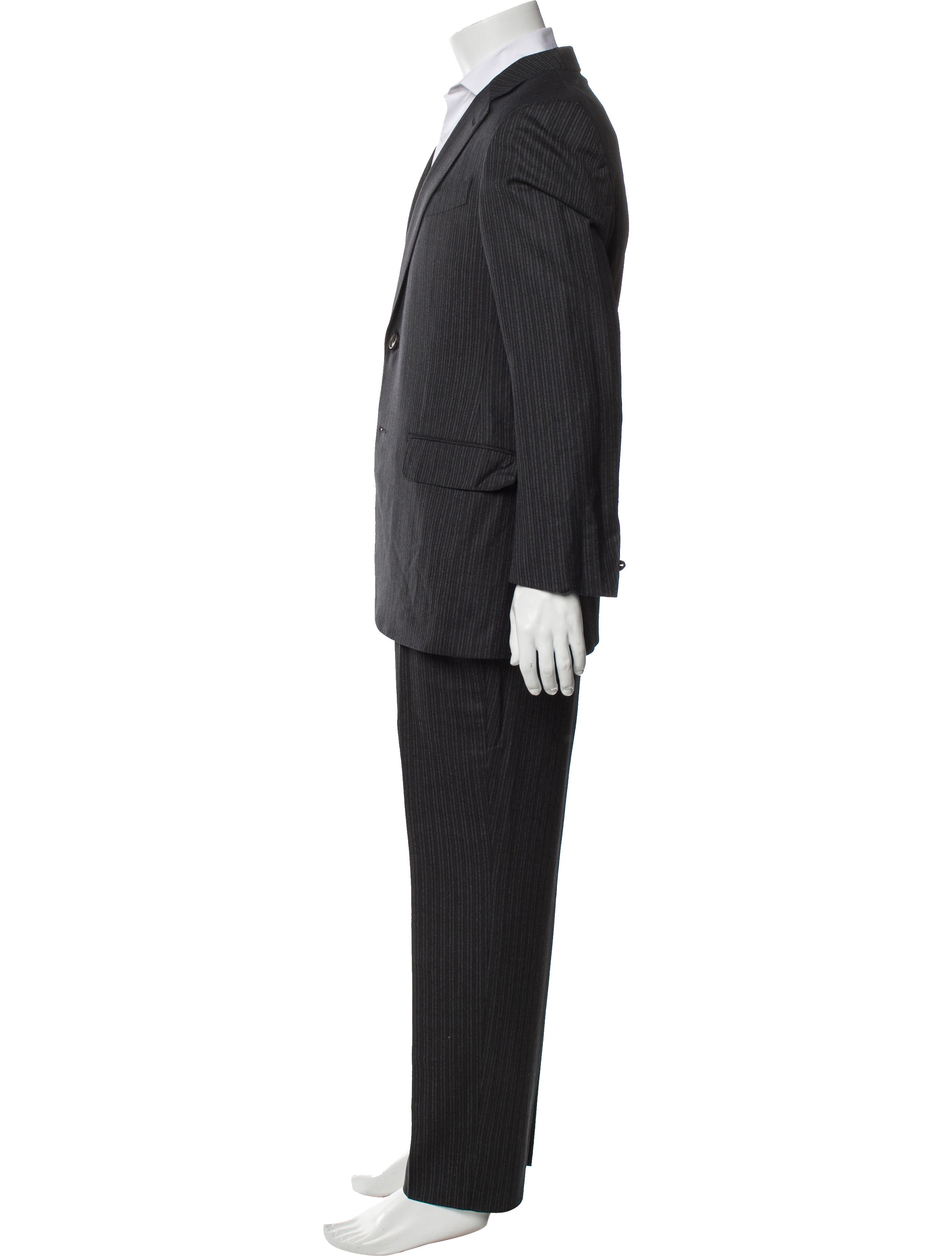 Ermenegildo Zegna Couture Wool Striped Two-Piece Suit
