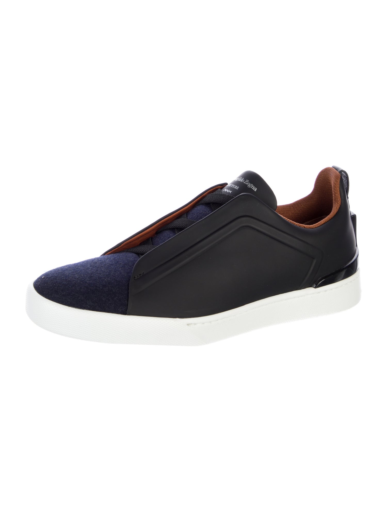 Ermenegildo Zegna Couture Leather Sneakers