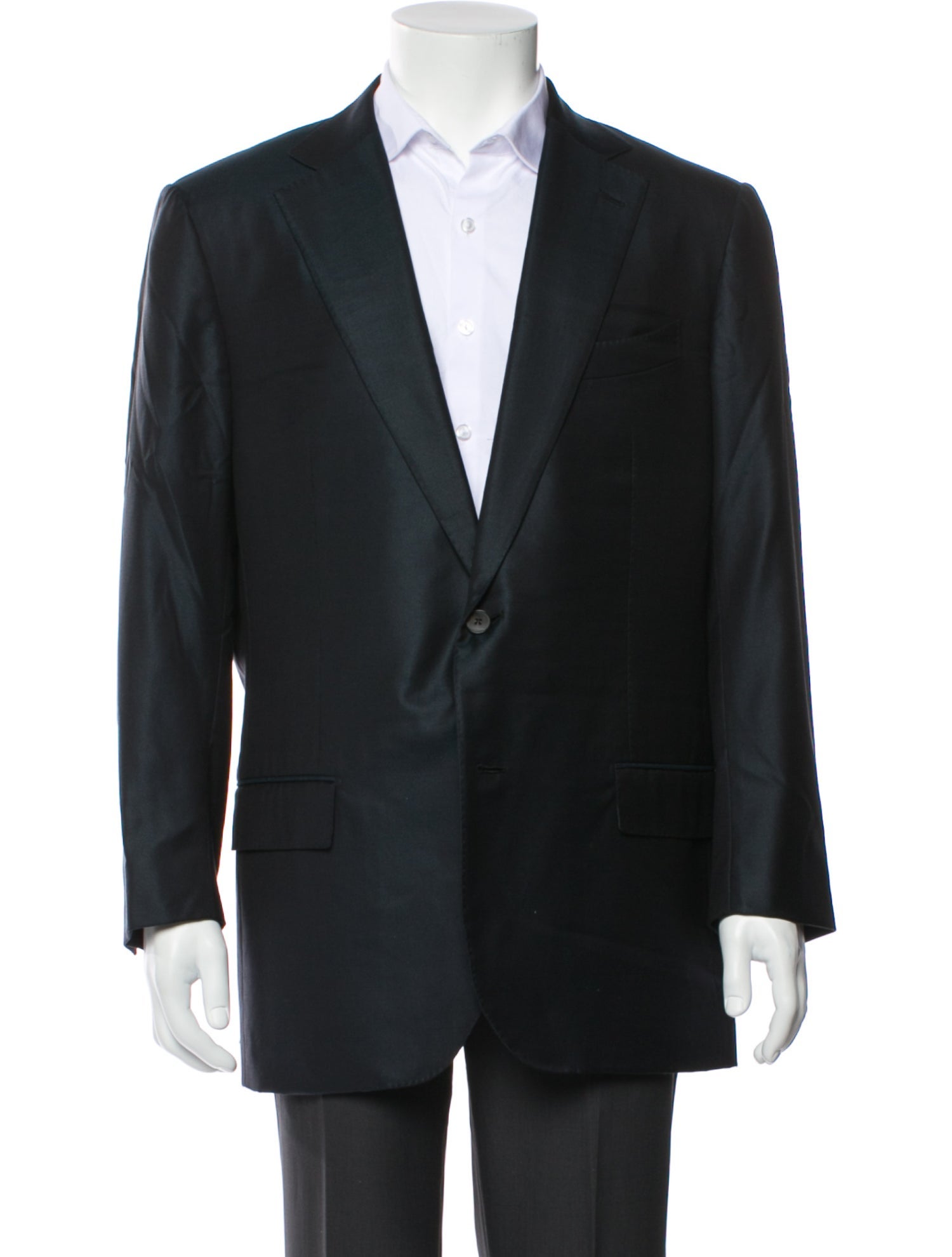 Ermenegildo Zegna Couture wool solid blazer