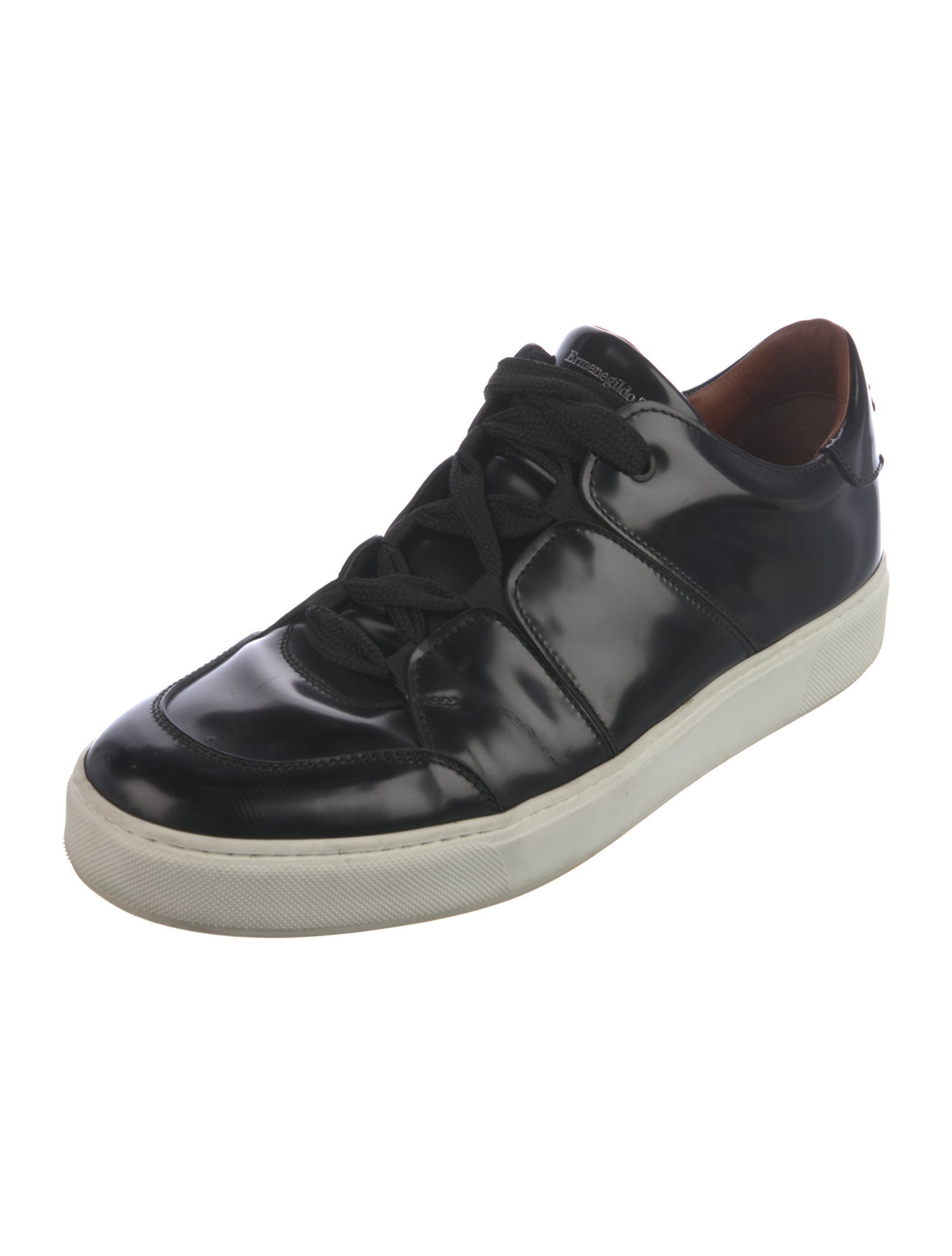Ermenegildo Zegna Couture Patent Leather Sneakers