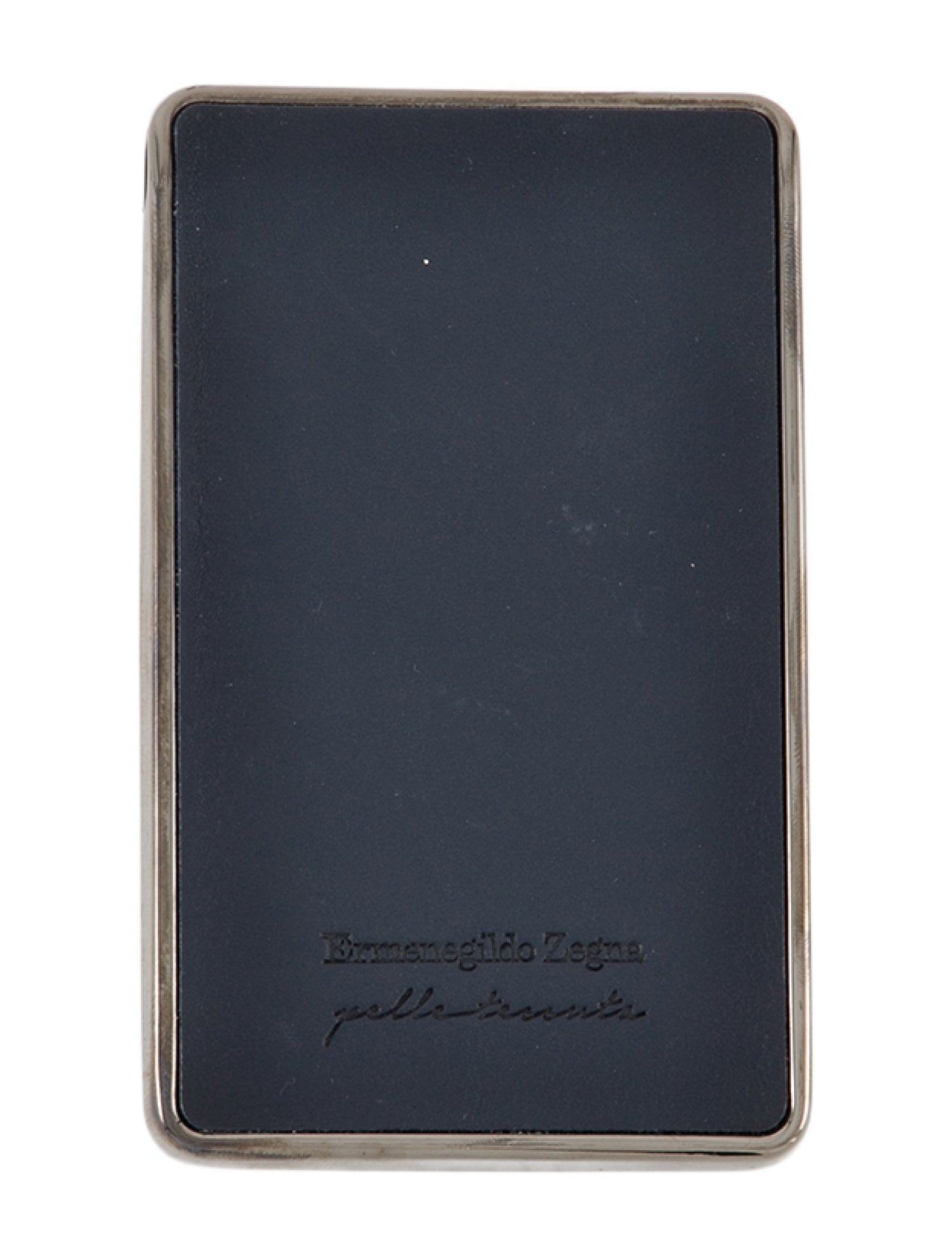 Ermenegildo Zegna Couture Blue Whipstitched Wallet