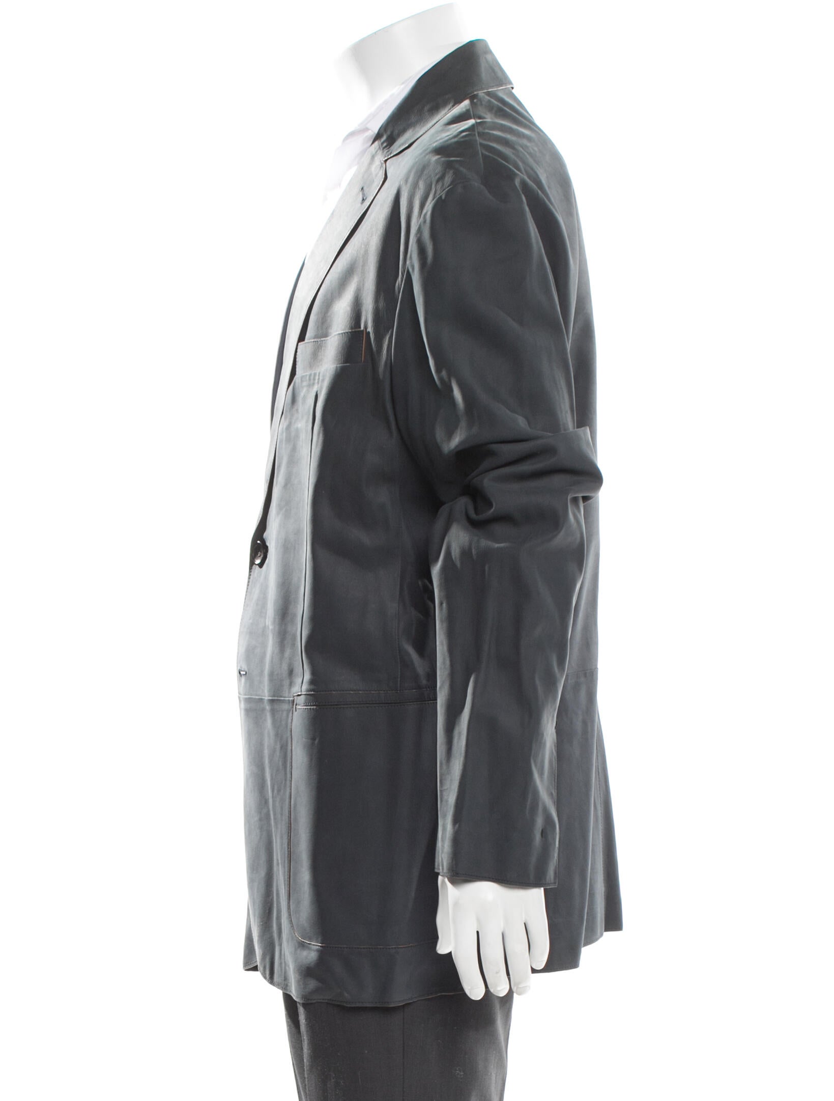 Ermenegildo Zegna Couture Calfskin Moto Jacket