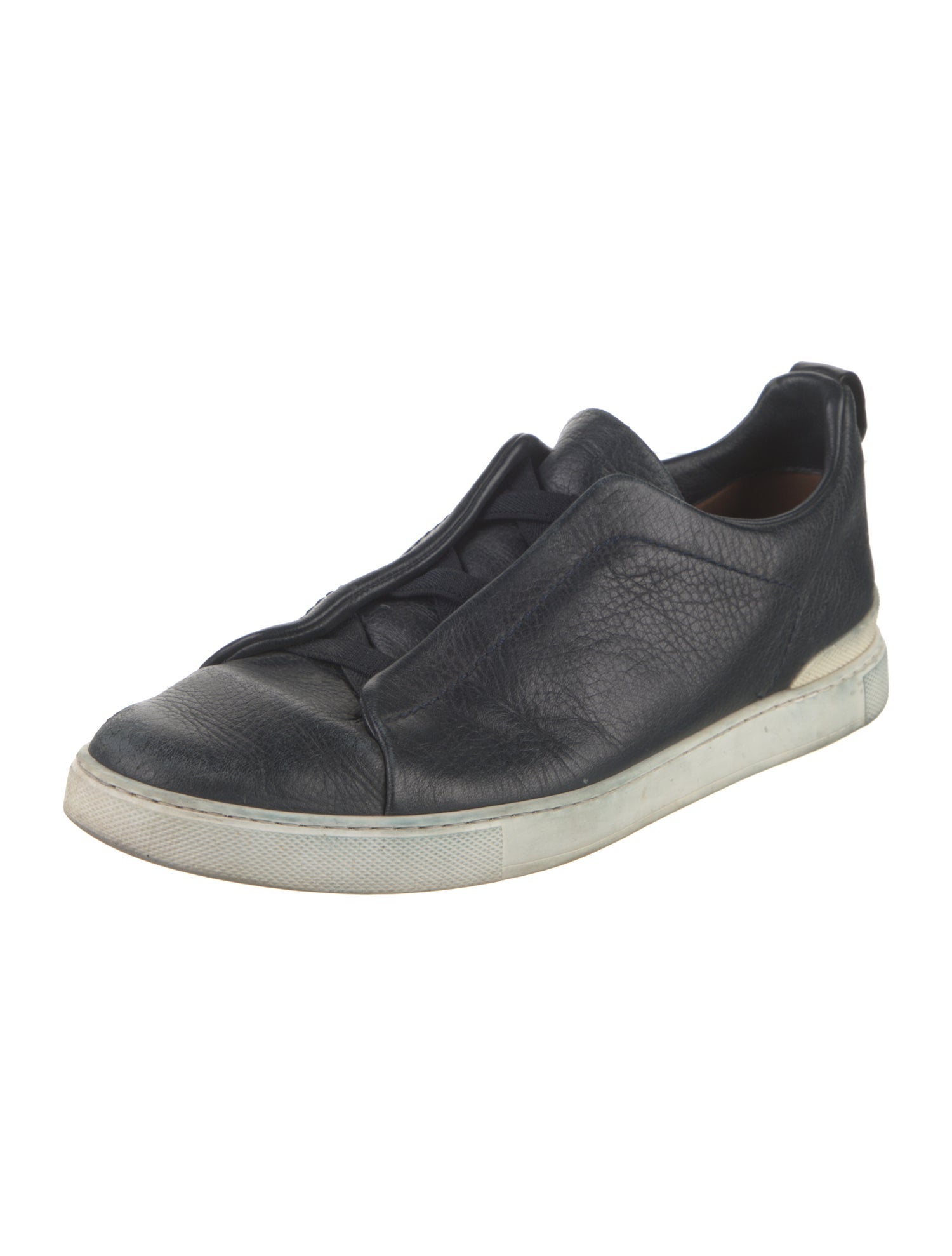 Ermenegildo Zegna Couture Leather Sneakers