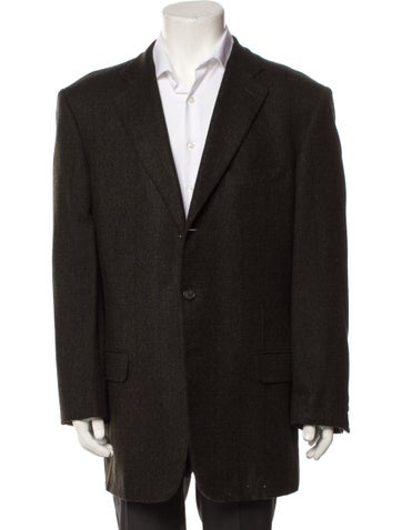Ermenegildo Zegna Outerwear Silk Overcoat Us46, It56 | XXL
