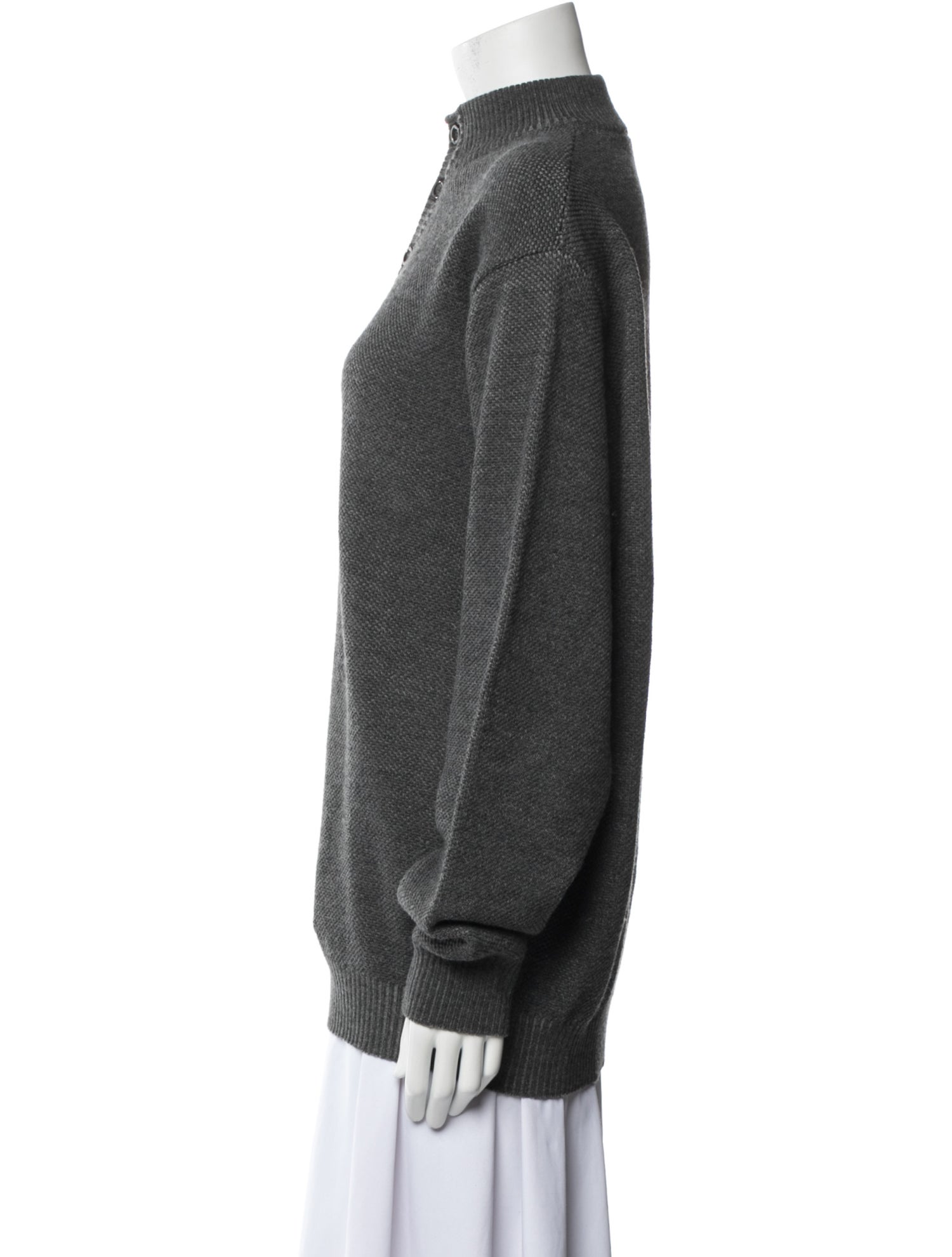 Ermenegildo Zegna Wool Mock Neck Polo Sweater