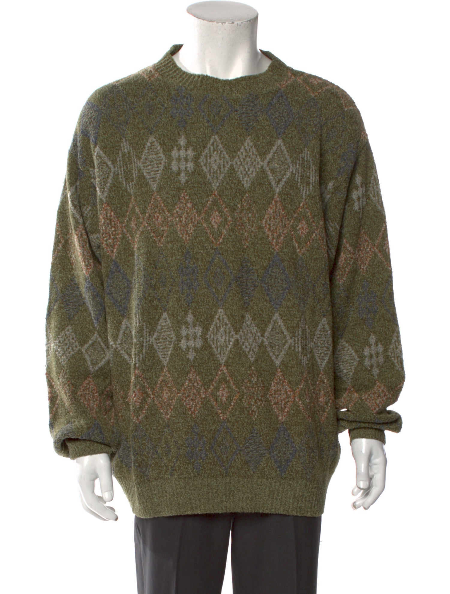 Ermenegildo Zegna Printed Crew Neck Pullover