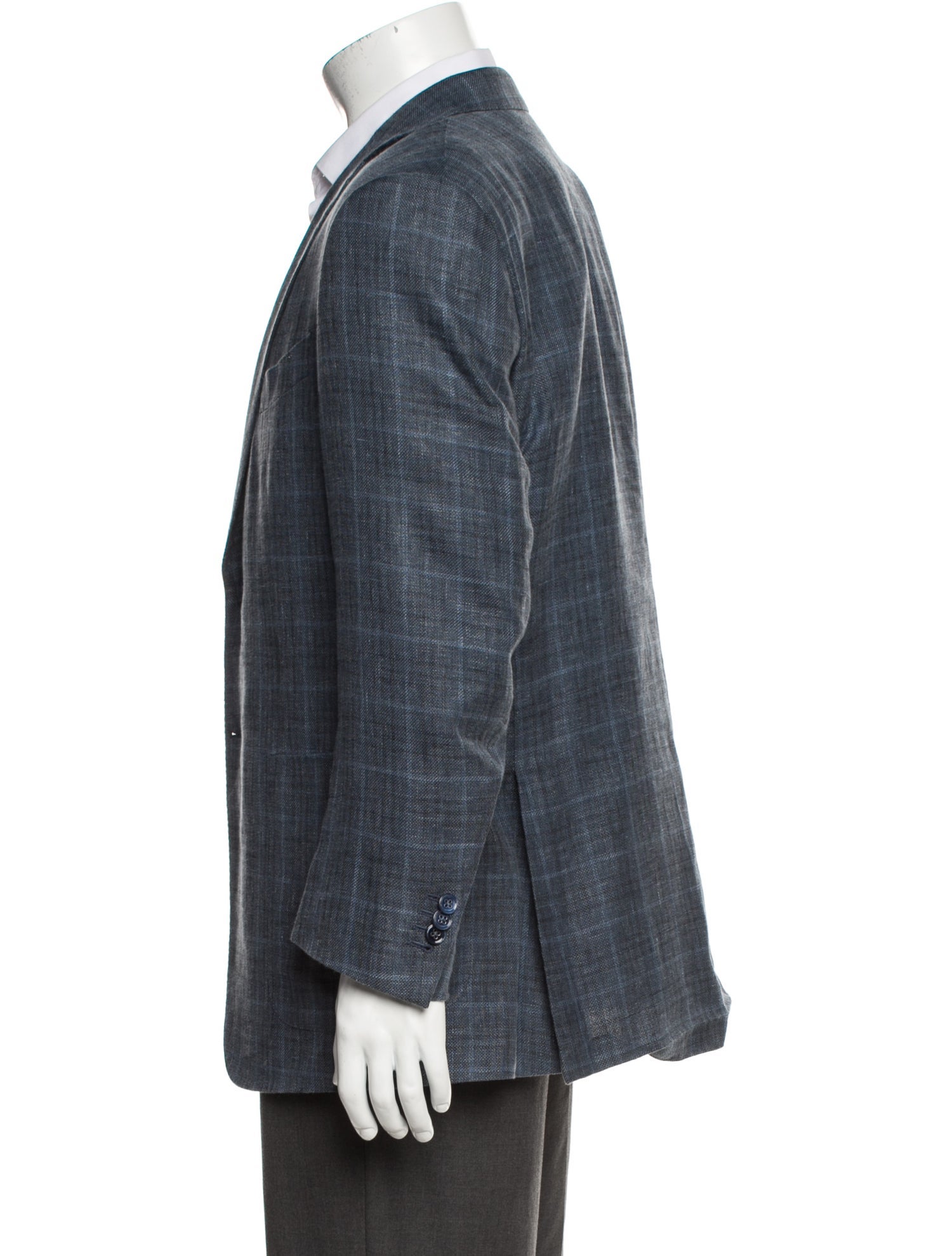 Ermenegildo Zegna Plaid Print Blazer