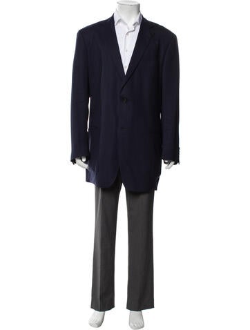 Ermenegildo Zegna Outerwear Wool Overcoat L