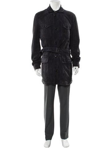 Ermenegildo Zegna Outerwear Lambskin Utility Jacket Us38, It48 | M