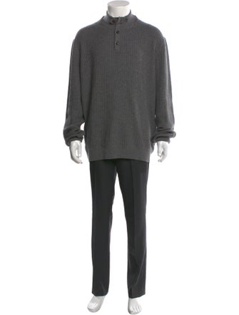 Ermenegildo Zegna Silk Mock Neck Pullover