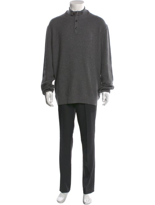 Ermenegildo Zegna Silk Mock Neck Pullover