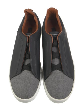 Ermenegildo Zegna Leather Sneakers