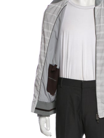 Ermenegildo Zegna Striped Bomber Jacket