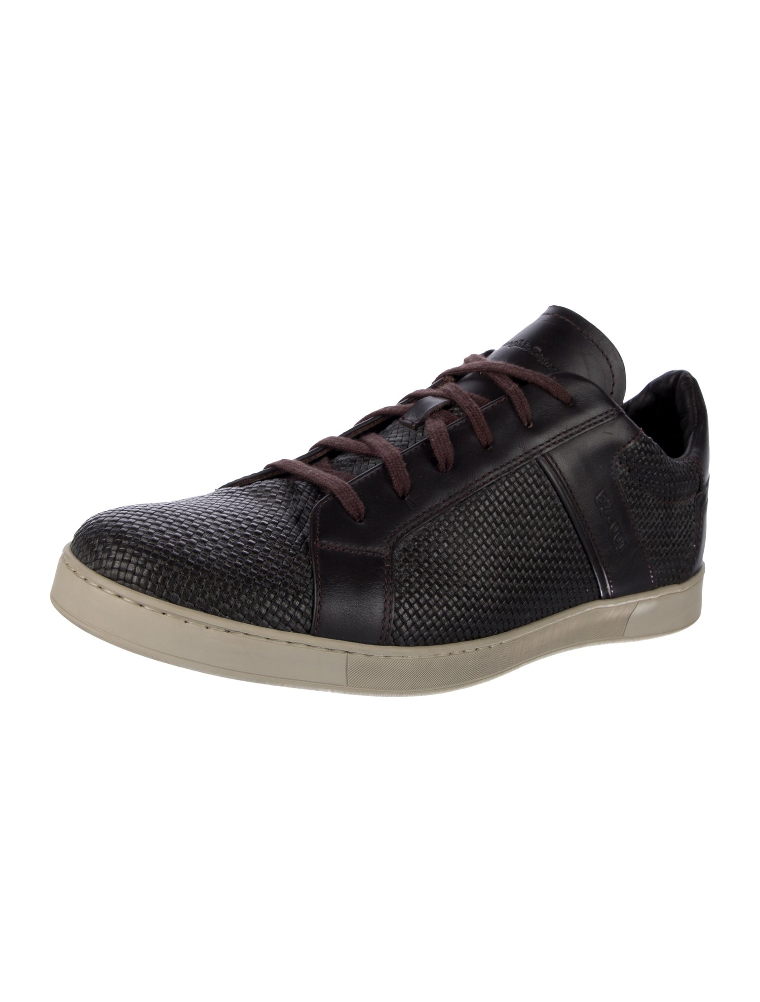 Ermenegildo Zegna Leather Sneakers