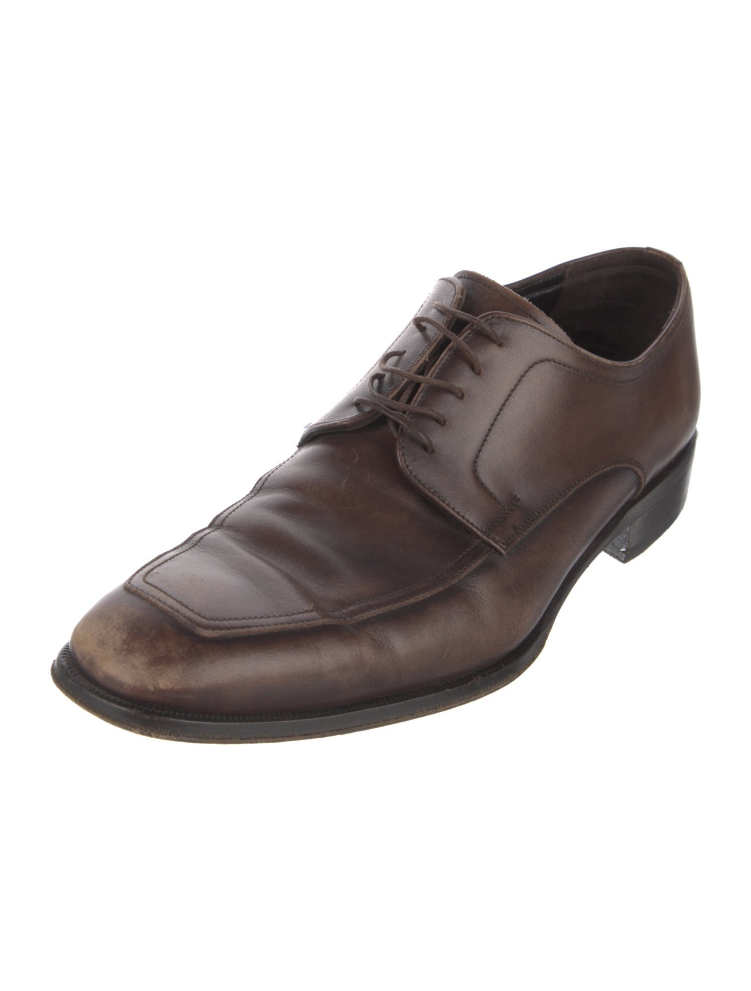 Ermenegildo Zegna Leather Derby Shoes