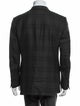 Ermenegildo Zegna Wool Plaid Print Blazer