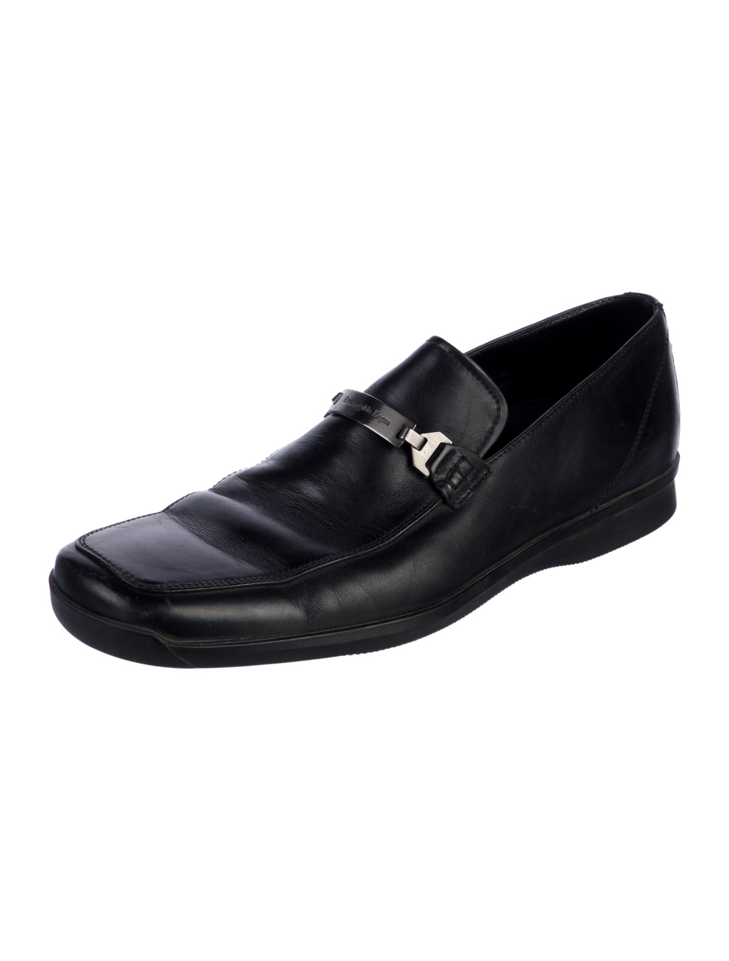 Ermenegildo Zegna Leather Dress Loafers