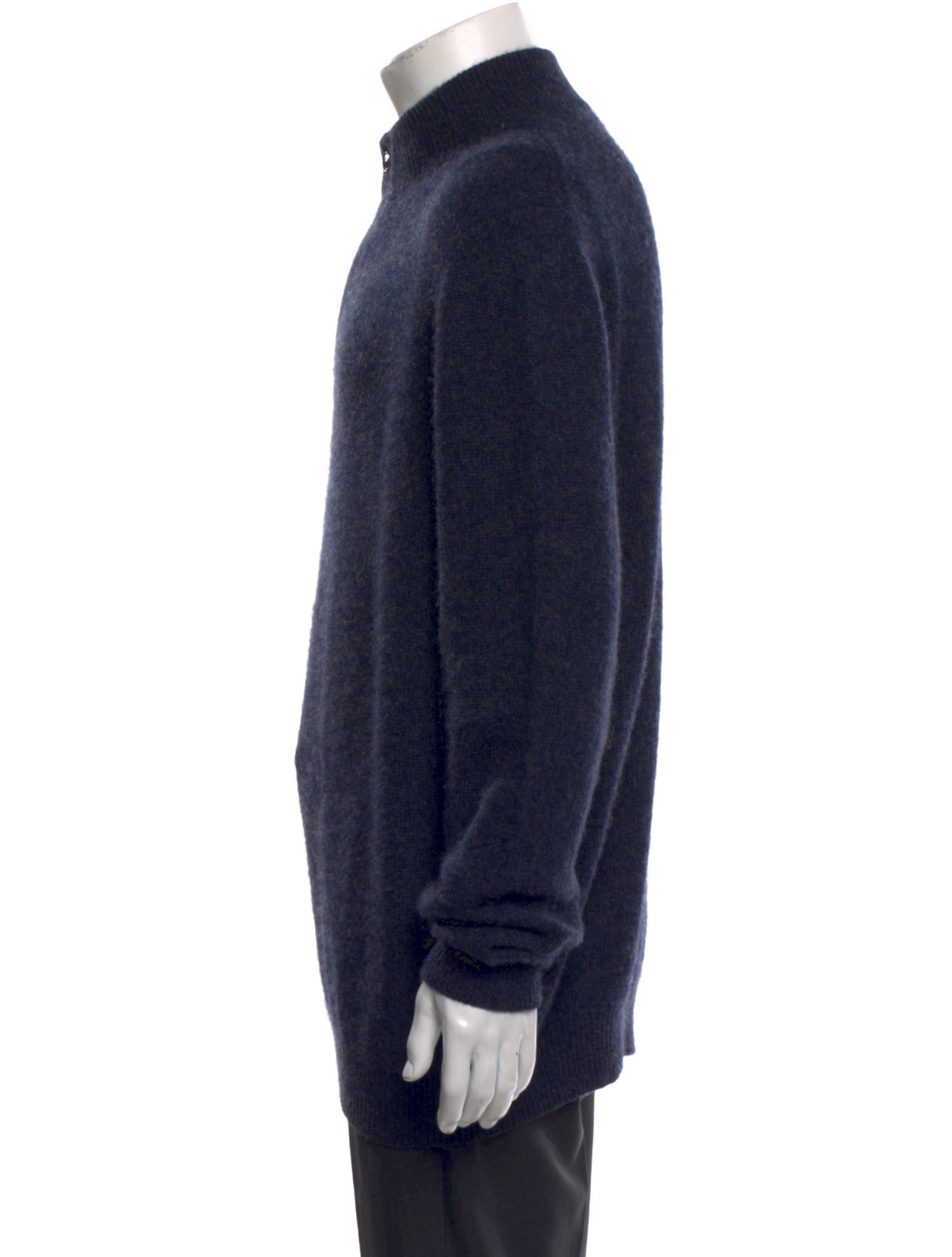 Ermenegildo Zegna Cashmere Turtleneck Polo Sweater