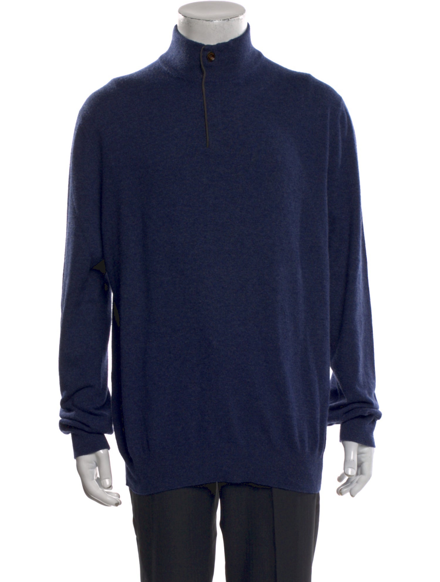 Ermenegildo Zegna Cashmere Turtleneck Polo Sweater