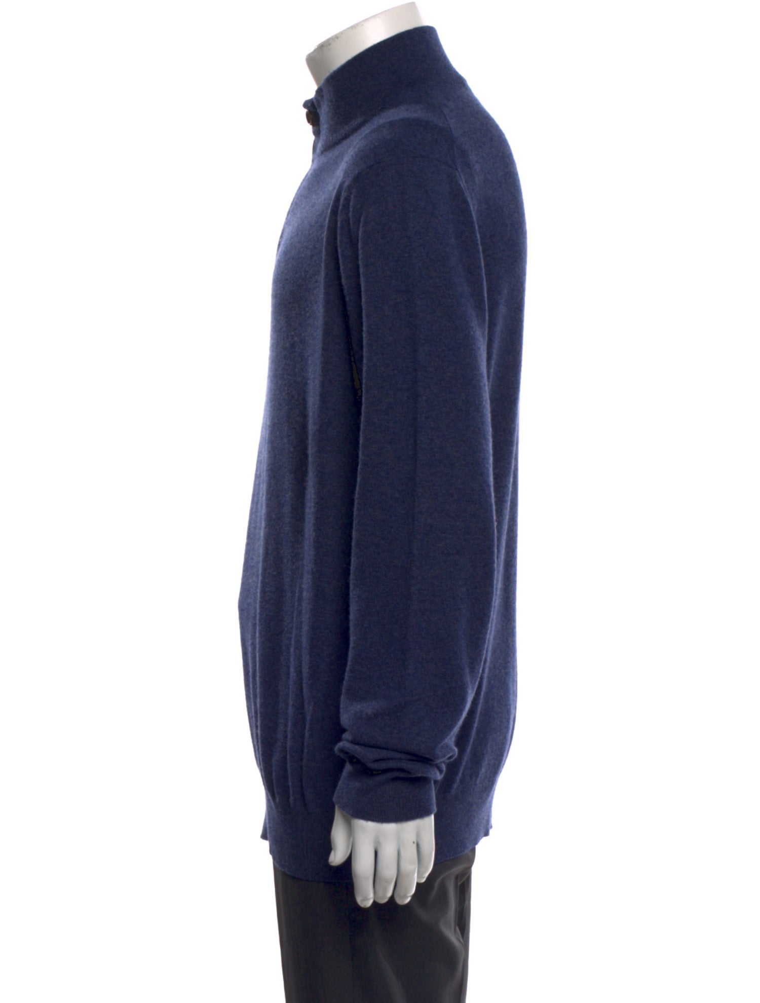 Ermenegildo Zegna Cashmere Turtleneck Polo Sweater