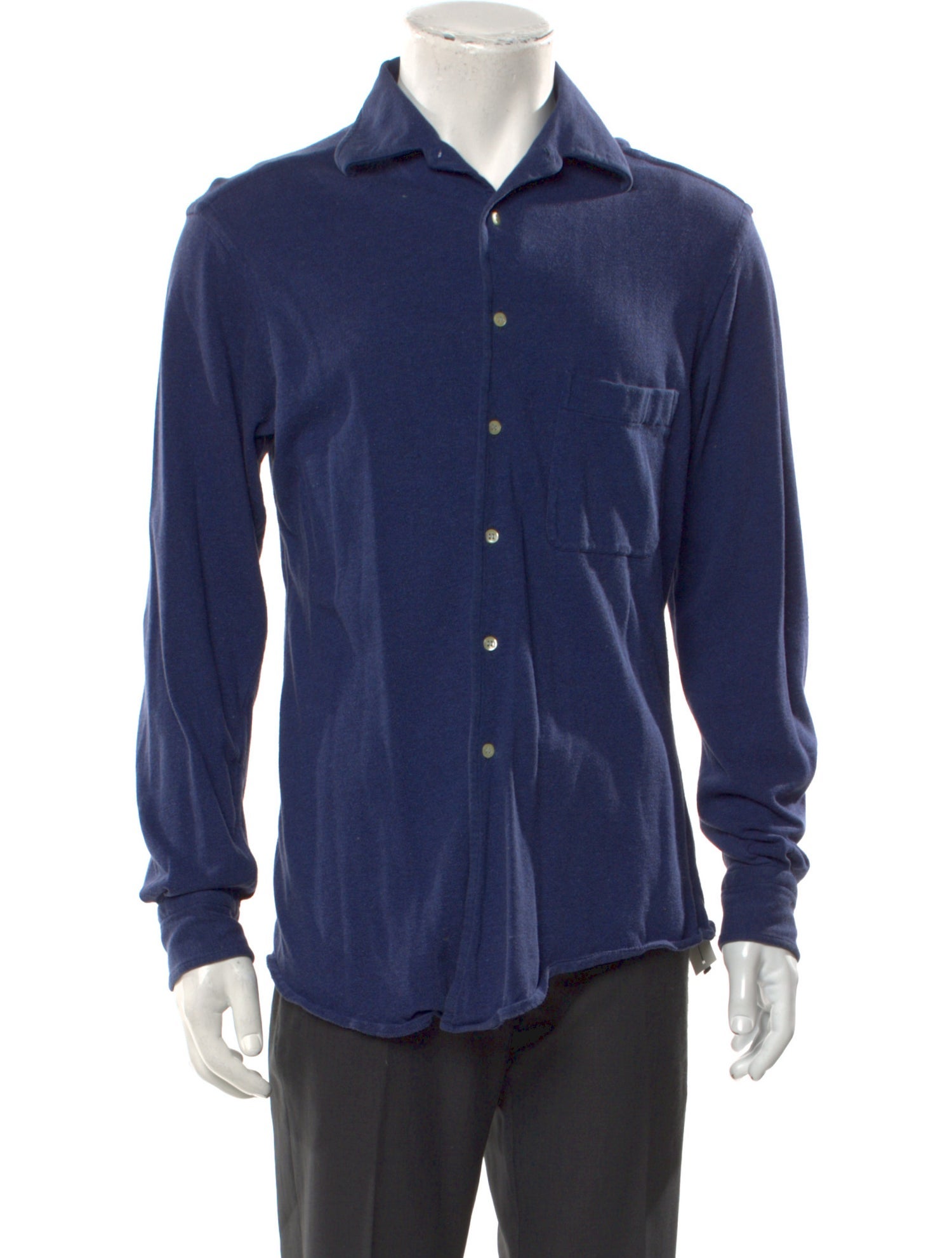 Ermenegildo Zegna Mock Neck Long Sleeve Polo Sweater