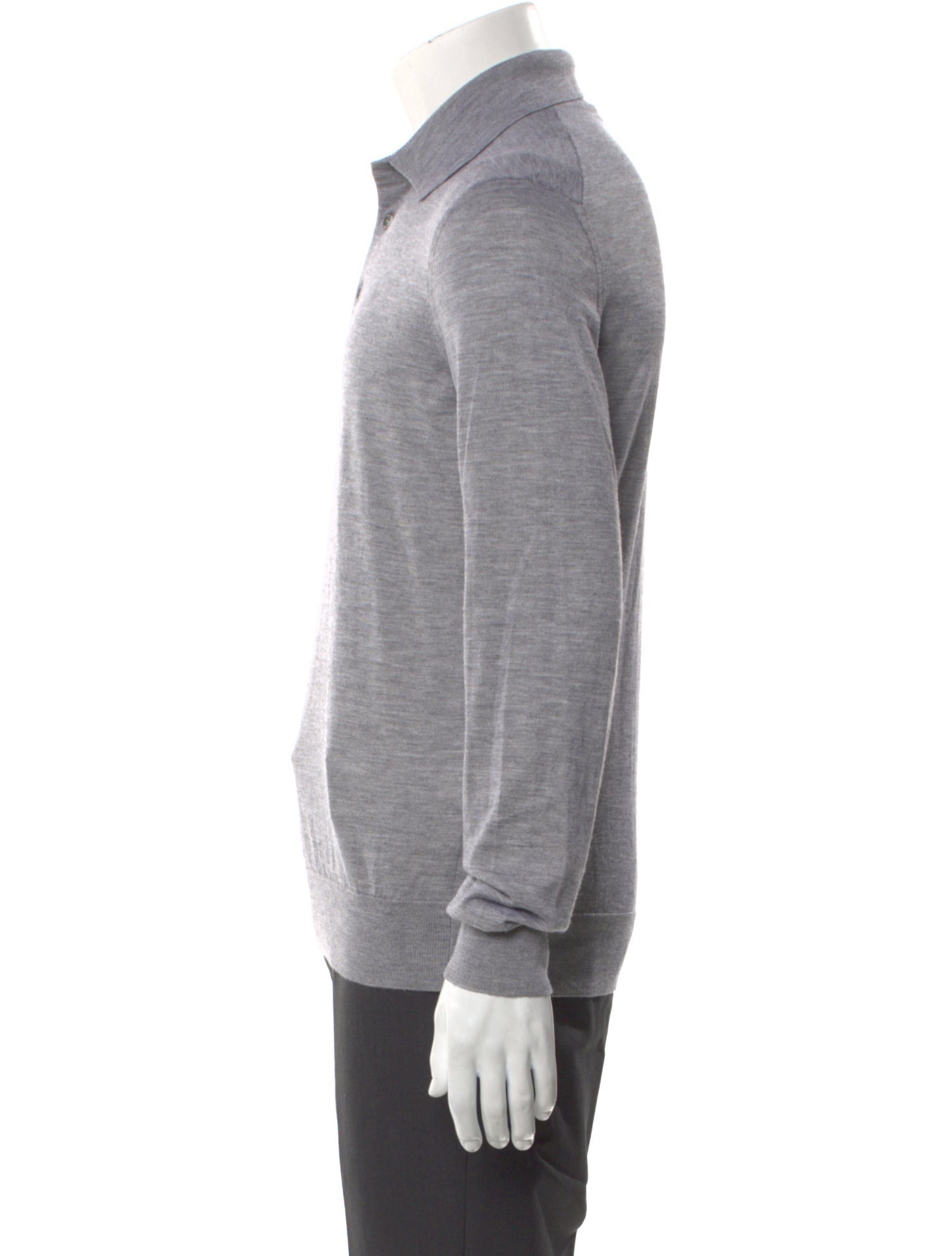 Ermenegildo Zegna Cashmere Collar Polo Sweater