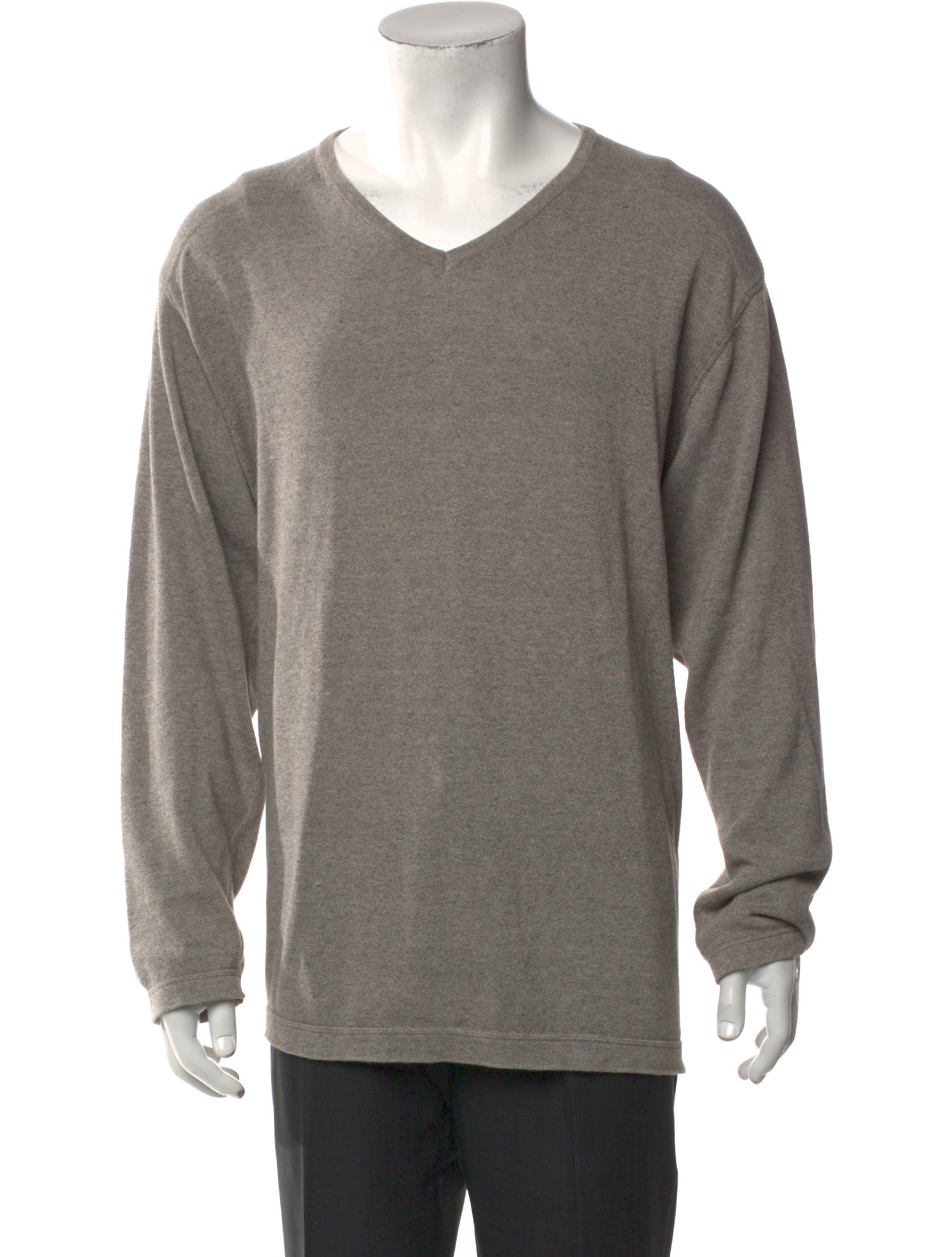 Ermenegildo Zegna V-Neck Long Sleeve Pullover
