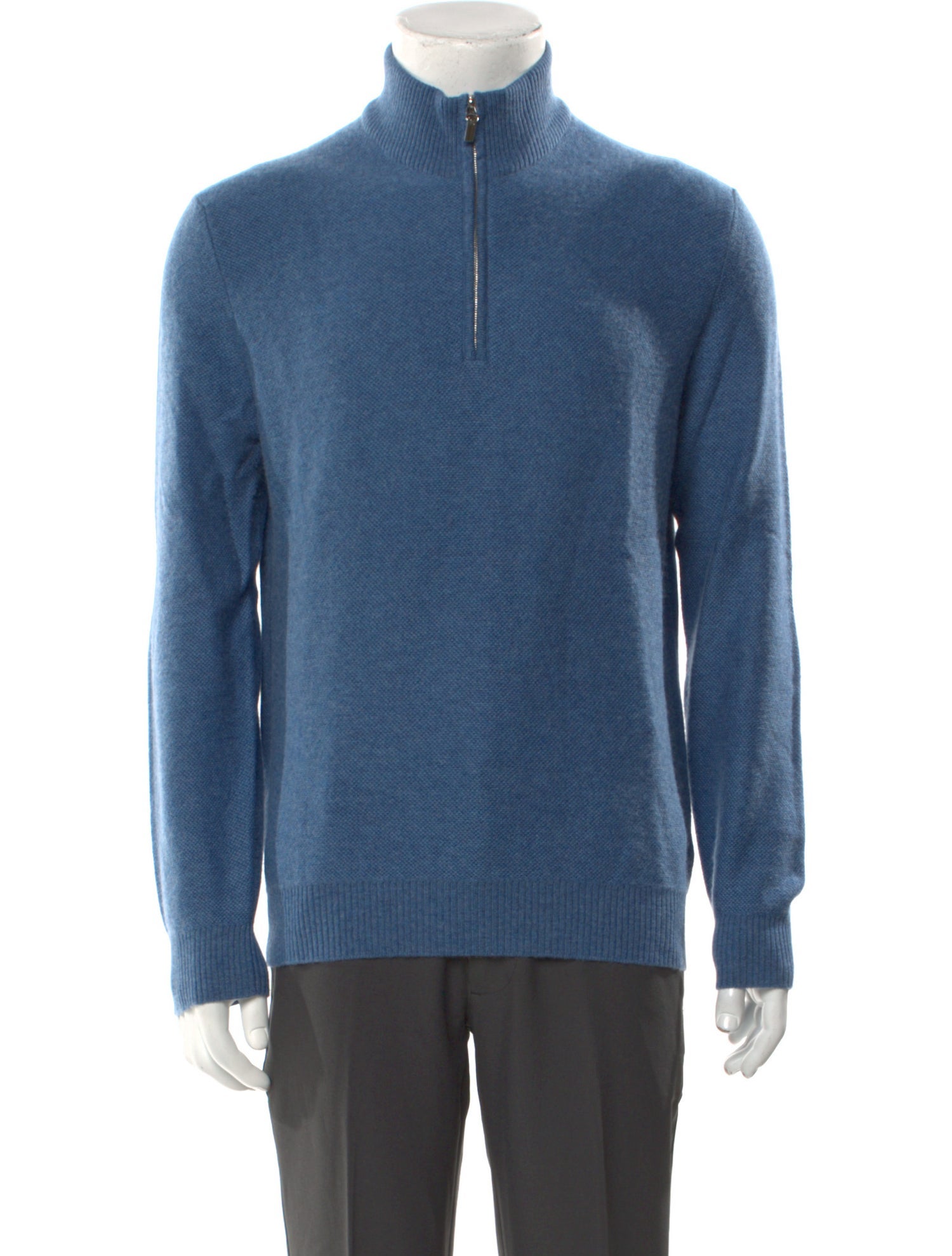 Ermenegildo Zegna Cashmere Turtleneck Polo Sweater