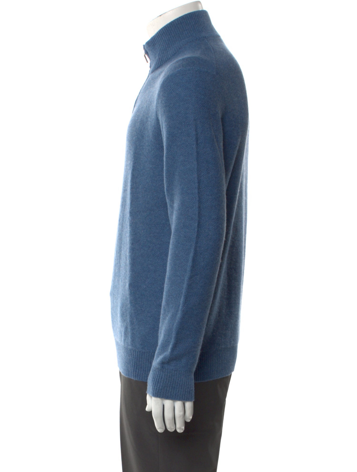 Ermenegildo Zegna Cashmere Turtleneck Polo Sweater