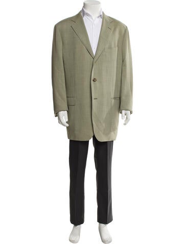 Ermenegildo Zegna Outerwear Wool Overcoat Us44, It54 | XXL