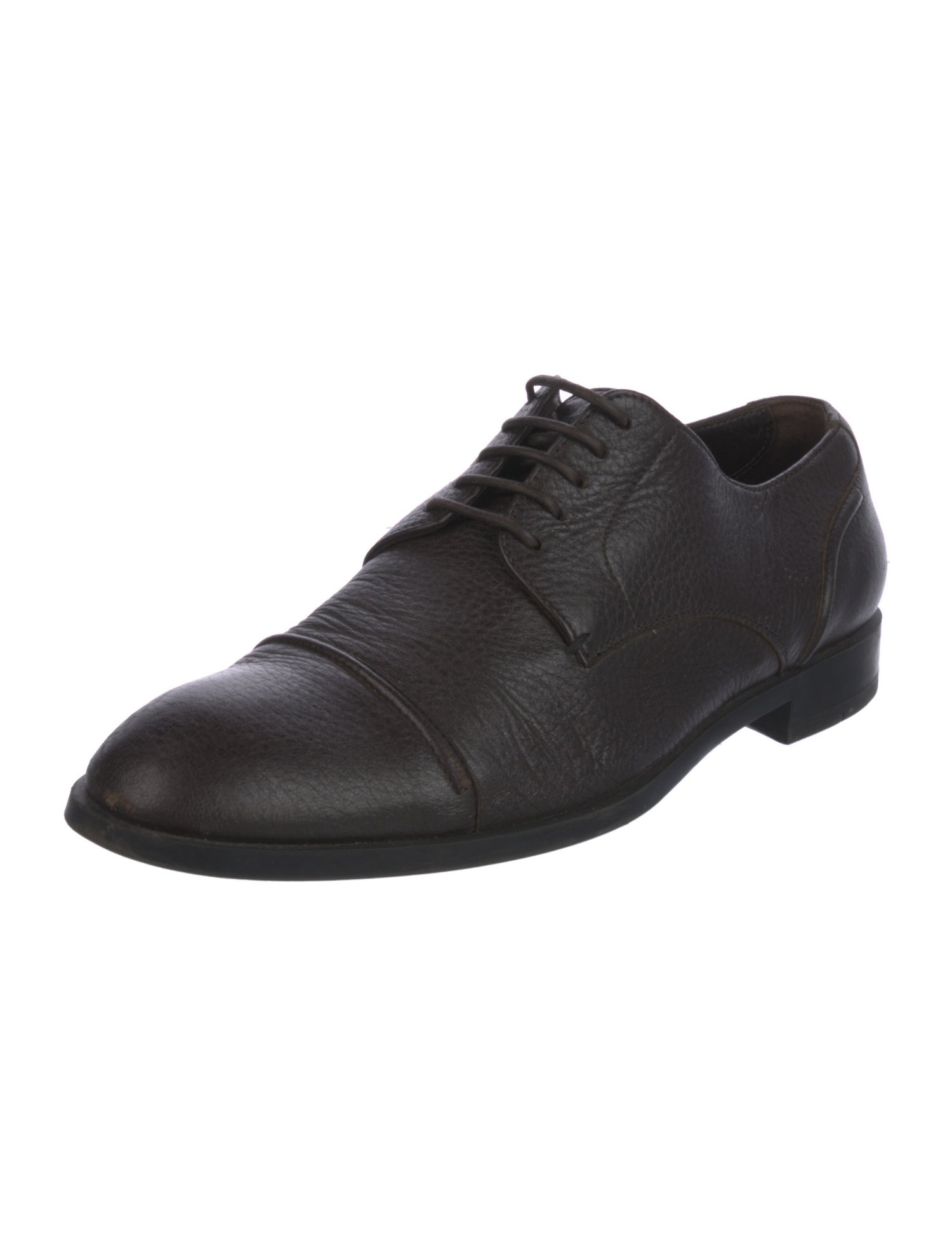 Ermenegildo Zegna Leather Derby Shoes