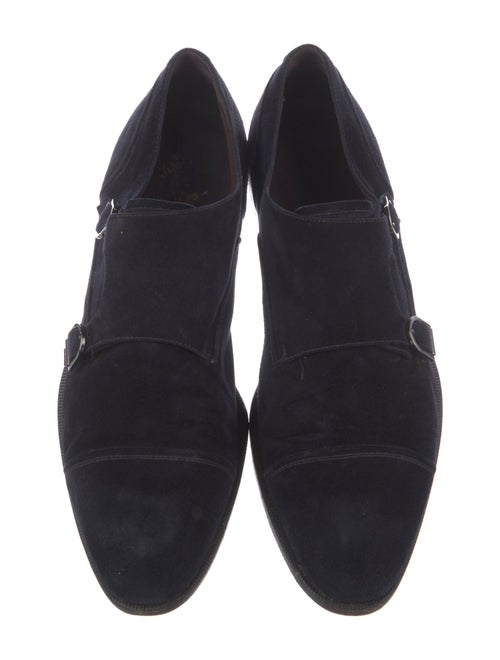 Ermenegildo Zegna Suede Monk Straps